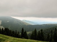 030 - Blick zum Kreuzsattel und Eiblkogel der jetzt im Nebel ist