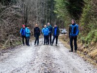 01 1. Gruppe - Abmarsch  beim Kreuzweg : Hochschlag, Stefaniwanderung