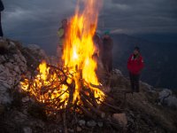 07 Das Feuer waermt : Hochlantsch, Osterfeuer