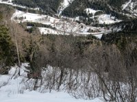 033   Otto und Andreas fahren gleich diese Steilrinne direkt nach Gollrad zum Gasthof Egger ab