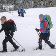 008 mit Schneeschuhen unterwegs : Faschingswanderung, Hochschlag, Hofbauerhütte