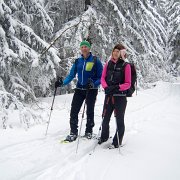 030 Fussgeher zum Ebenschlag : Faschingswanderung, Hochschlag, Hofbauerhütte