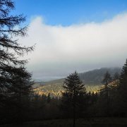 0009 Blick zur nebeligen Teichalm und unserem Ausgangspunkt