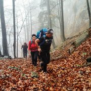 0003 Querung unterhalb der Hundswand mit toller Herbststimmung