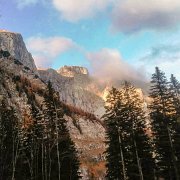 0017 der Abstieg ist fast geschafft, mit toller Stimmung einer abwechslungreichen Bergtour