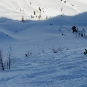 025 Traumhafter Pulver in der steilen, sicheren Nordflanke