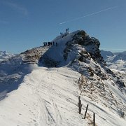 040 die Abfahrt beginnt mit Blick zum Ankogel 3252 m, rechts