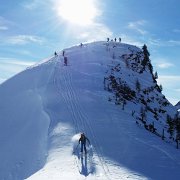 060 gutes Training, Abfahrt mit Fellen