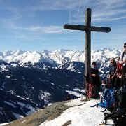 063 Gruendegg 2168 m, mit Blick auf 27 Dreitausender