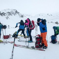 01 Herrichten fuer den Wind : Rumplerrunde, Schitour