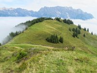 100 Aufstieg Klinspitze mit Blick Hochkoenig wo die 2. Gruppe unterwegs ist